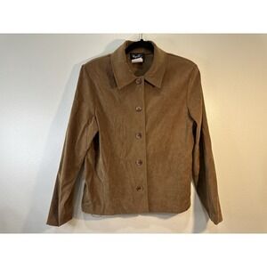 Wayne R Brown Suede Light Jacket Size Medium